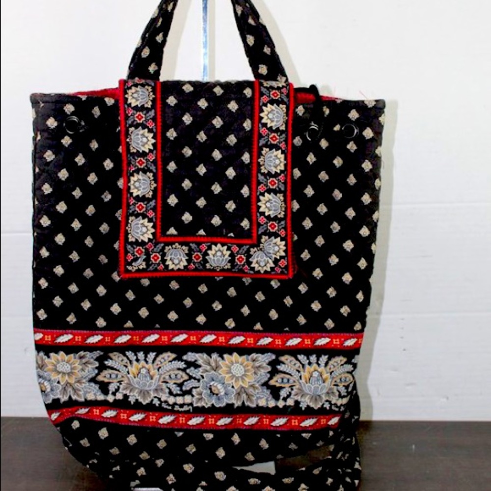 Retired Vera Bradley Classic Black Backpack